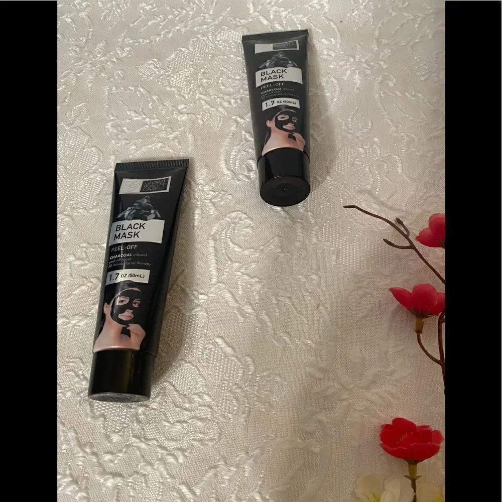 🛍Beauty Care Black Mask Charcoal infuse Peel -off Mask set of 2 1.7 OZ (50ml)